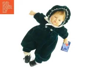 Samlardukke i fløjlstøj fra Magic Baby (str. 35 x 19 cm)