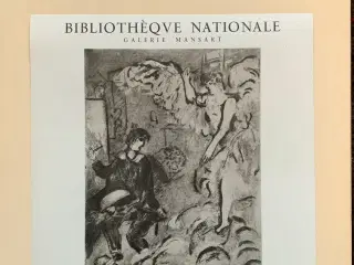 Chagall, original litografisk plakat