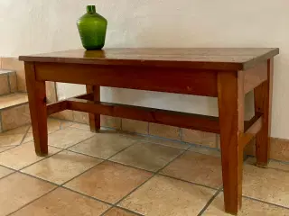Dansk 60’er sofabord i fyrretræ m/patina.