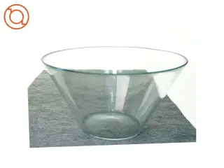 Glas skål fra K Hagberg (str. 28 x 17 cm)