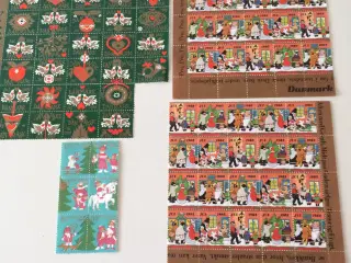 Julemærker fra år 1980 - 1983 og 1989