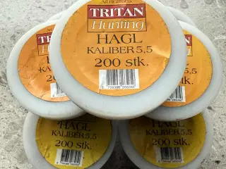 1400 stk. Tritan Hunting Hagl Kaliber 5,5 mm