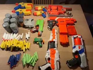 Nerf guns, diverse