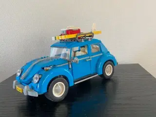 Lego bil VW Beetle står som spritny. Skilt ad