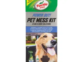 Turtle Wax Power Out! Pet Mess Kit rengøring efter husd