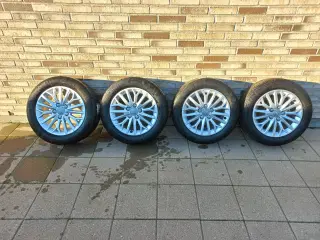 Org Audi Alufælge 5x112 med Sommerdæk 205/55R16