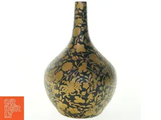 Dekorativ vase med blomstermønster (str. 28x19 cm)