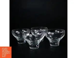 Dessertskåle af glas - 4 stk (str. 8 x 10 cm)