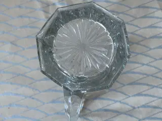 Chippendale glas kande med bølget kant