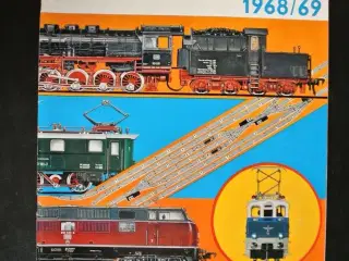 tysk katalog over fleischmann 1968/69