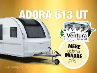 2024 - Adria Adora 613 UT Selected Edition   Sidste kampagnevogn nu inklusiv fortelt!!