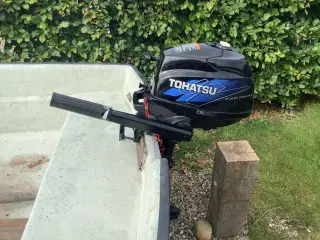 Jolle 12 fods med 3,5 hk.4takt motor