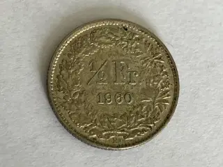 1/2 Franc Switzerland 1960