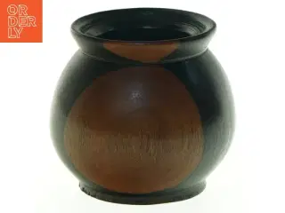 Drejet Trævase (str. 17 x 8 cm)