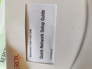 Xerox WC, Med print, scan kopi og efterbehandling 