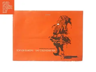 SAS Kalender 1991 fra Scandinavian Airlines (str. 41 x 30 cm)