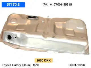 Nye Toyota Camry tanke