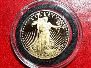 U.S.A DOUBLE EAGLE 20 DOLLARS 1933 Smuk Sølv 