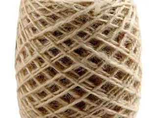 Naturhamp, tykkelse 1-2 mm, natur, 150m/ 1 rl.