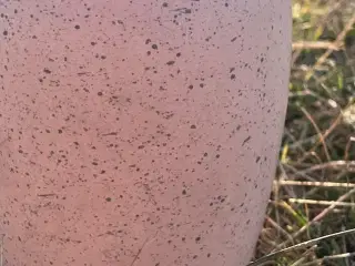 Lækker Rosa keramik vase - West Germany