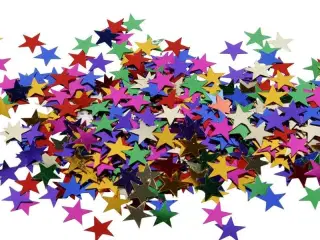 Højkvalitets 10 mm Pailletter - 250 g til Kreative Projekter