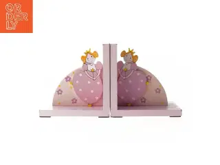 Boghvilkere med prinsessemotiv (str. 13x13x9 cm)