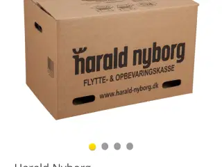 Store / senior og små / junior flyttekasser