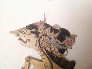 Asiatisk Skyggeteaterdukke dateret år 1890