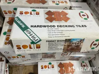 Gulv Solid Hardwood Decking Tiles 300 kvm