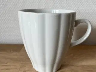 Pillivuyt krus, hvidt