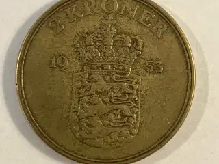 2 Kroner Danmark 1953