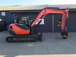 Kubota KX080-4 Engcon rotortilt + centralsmørring