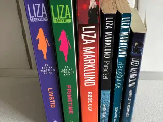 Bøger af Liza Marklund 6 stk i paperback