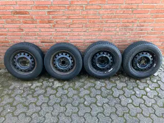 KIA og Hyundai 195/65 R15 vinterhjul på stålfælge