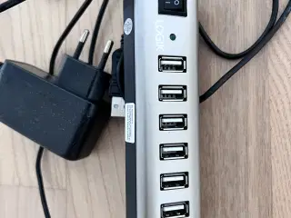 Logik 7 port AC DC Adapter