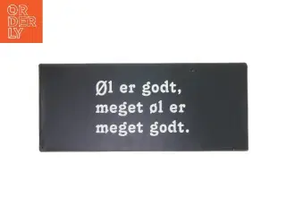 Dekorativt skilt med tekst fra Lafinesse (str. 30,5x13 cm)