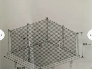 Extreme trampolin 336x336 cm