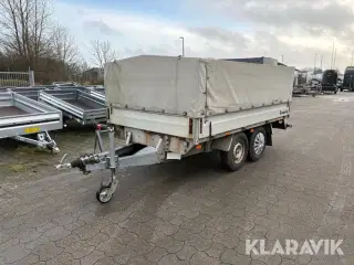 Trailer Brenderup 2500 med høj presenning