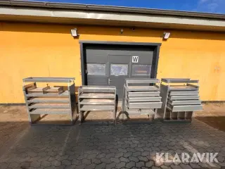 Bilreoler Finnerup/Raaco - Alu 4 styk