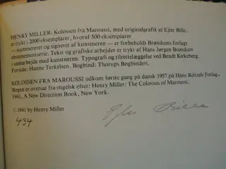 kolossen fra maroussi - nr. 434 af 500 eks. , af h