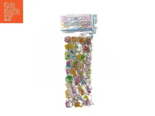 Sæt med farverige klistermærker (str. 6 styk cm)