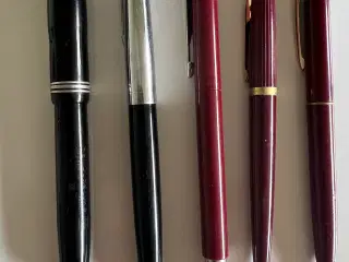  Gamle fyldepenne, kuglepenne & stiftsbly