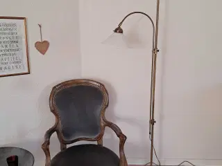 Standerlampe med Glas Skærme 