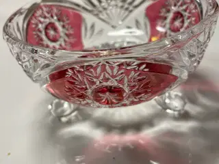 Glasskål bømisk glas