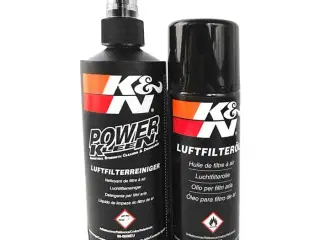 K&N rensesæt spray (rens + olie)
