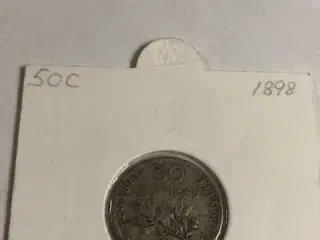 50 centimes 1898 France