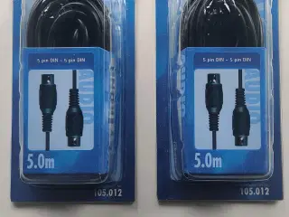 5 Pin DIN til 5 Pin DIN lyd kabel
