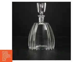 Antik vinkaraffel med prop (str. 19 cm)