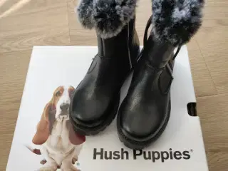 Hush Puppies læder vinterstøvler