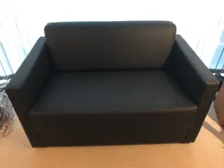 2 pers. sofa - læderlook. 